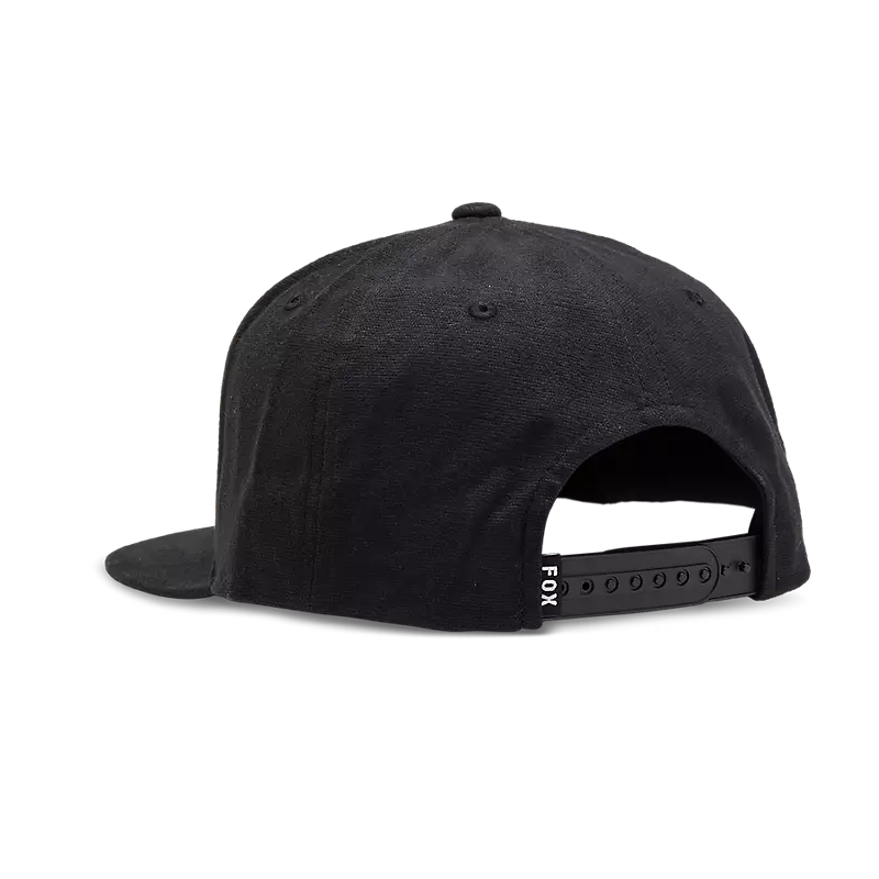 Fox Head Snapback Hat Black/Charcoal