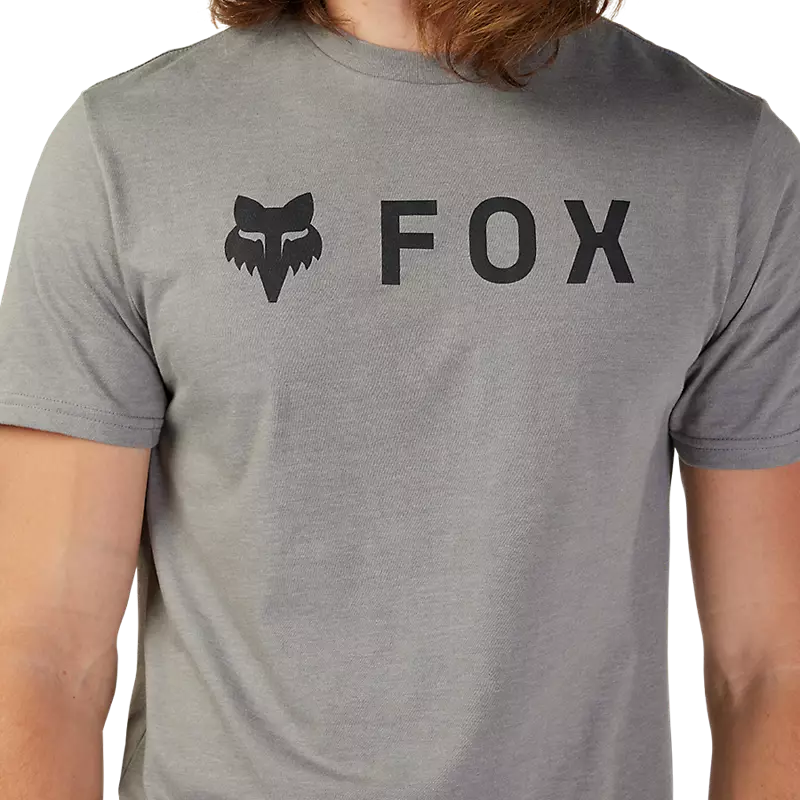 Fox Absolute Short Sleeve Premium Tee Heather Graphite Grey