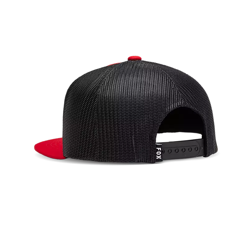 Fox Youth Absolute Snapback Mesh Hat Flame Red