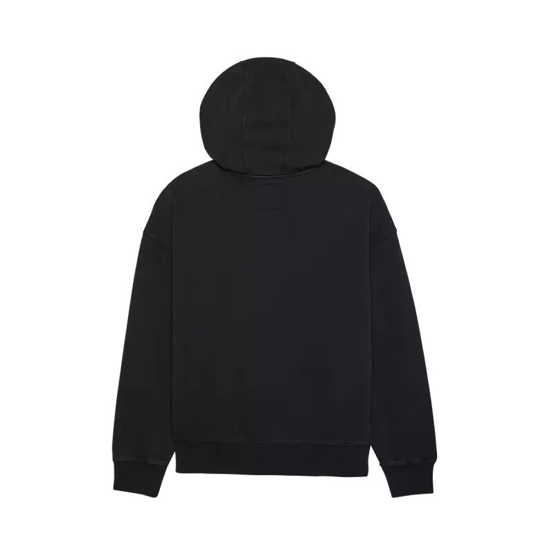 Fox Wordmark Oversized Pullover Hoodie Black
