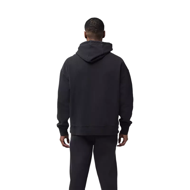 Fox Wordmark Oversized Pullover Hoodie Black