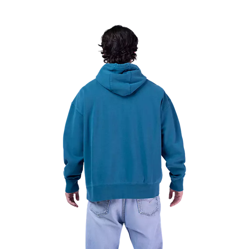 Fox Wordmark Oversized Pullover Hoodie Twilight