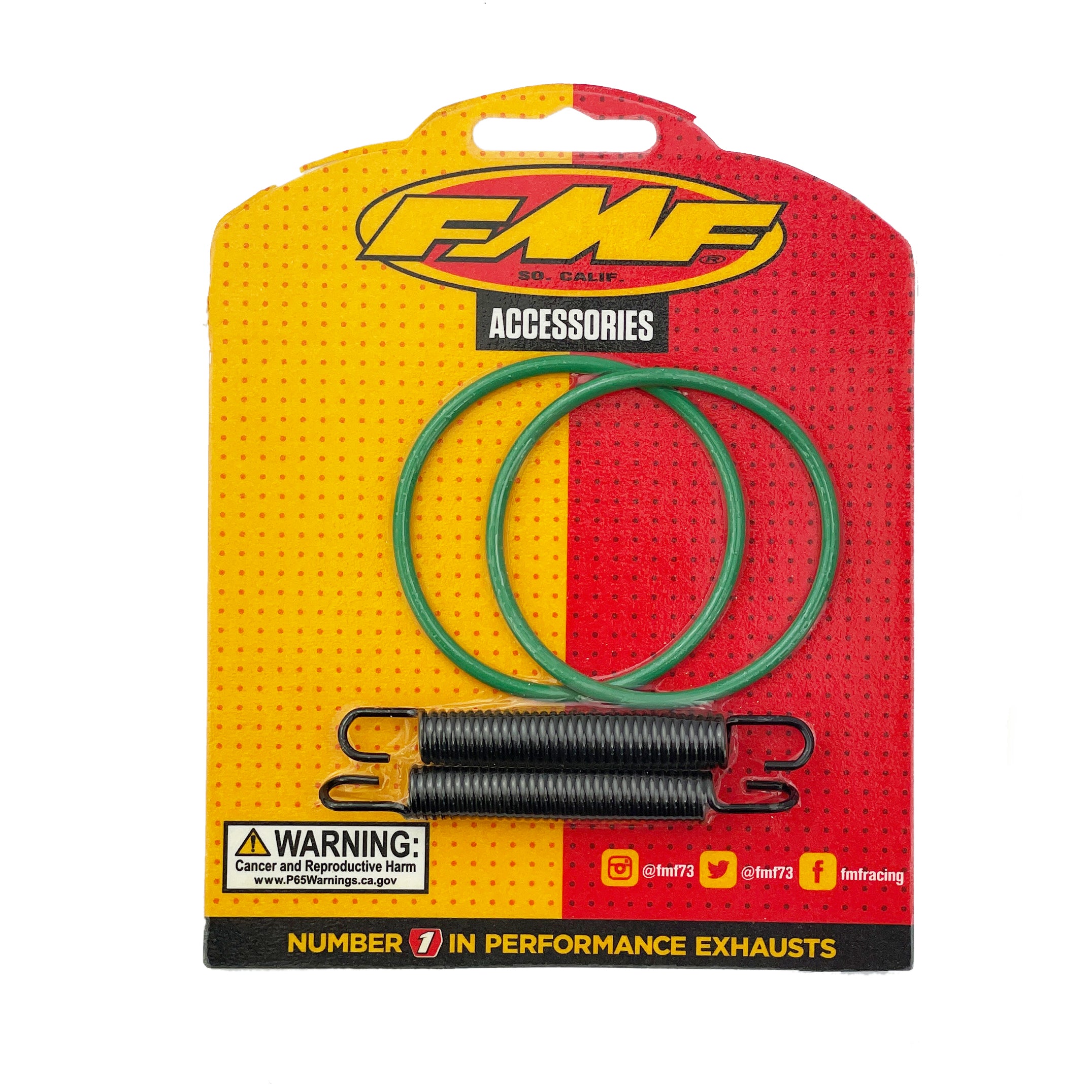 FMF Exhaust Spring & O-Ring Kit 99-26 Yamaha YZ 250 1999-2026, YZ 250 X 2016-2026 - FMF 011318