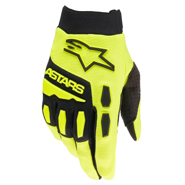Alpinestars Full Bore MX Gloves YELLOW FLUO BLACK