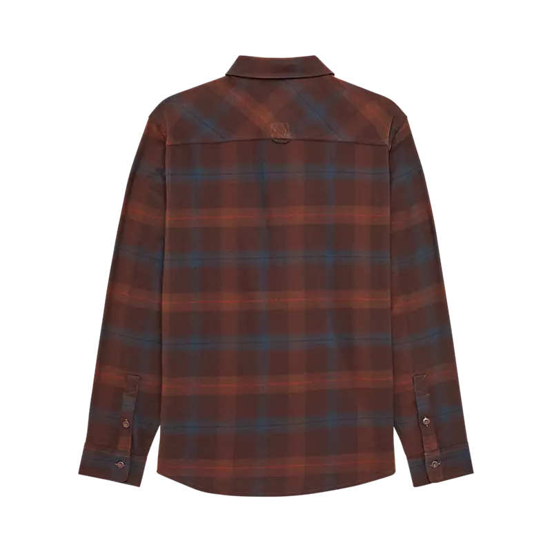 Fox Survivalist Core Flannel Long Sleeve Dark Brown