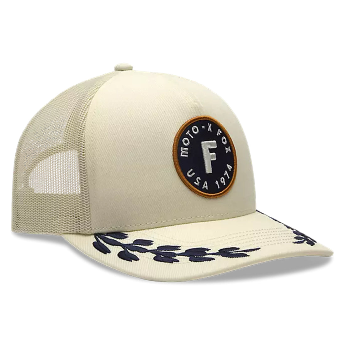 Fox Womens Circa 74 Mesh Trucker Hat Off White