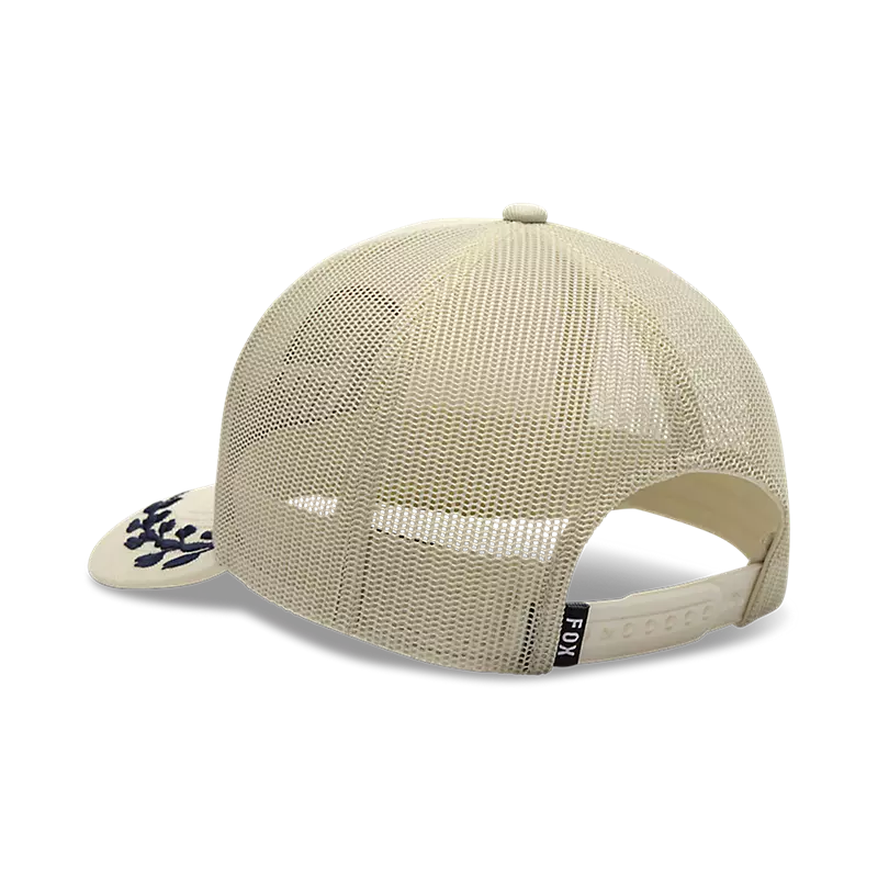 Fox Womens Circa 74 Mesh Trucker Hat Off White