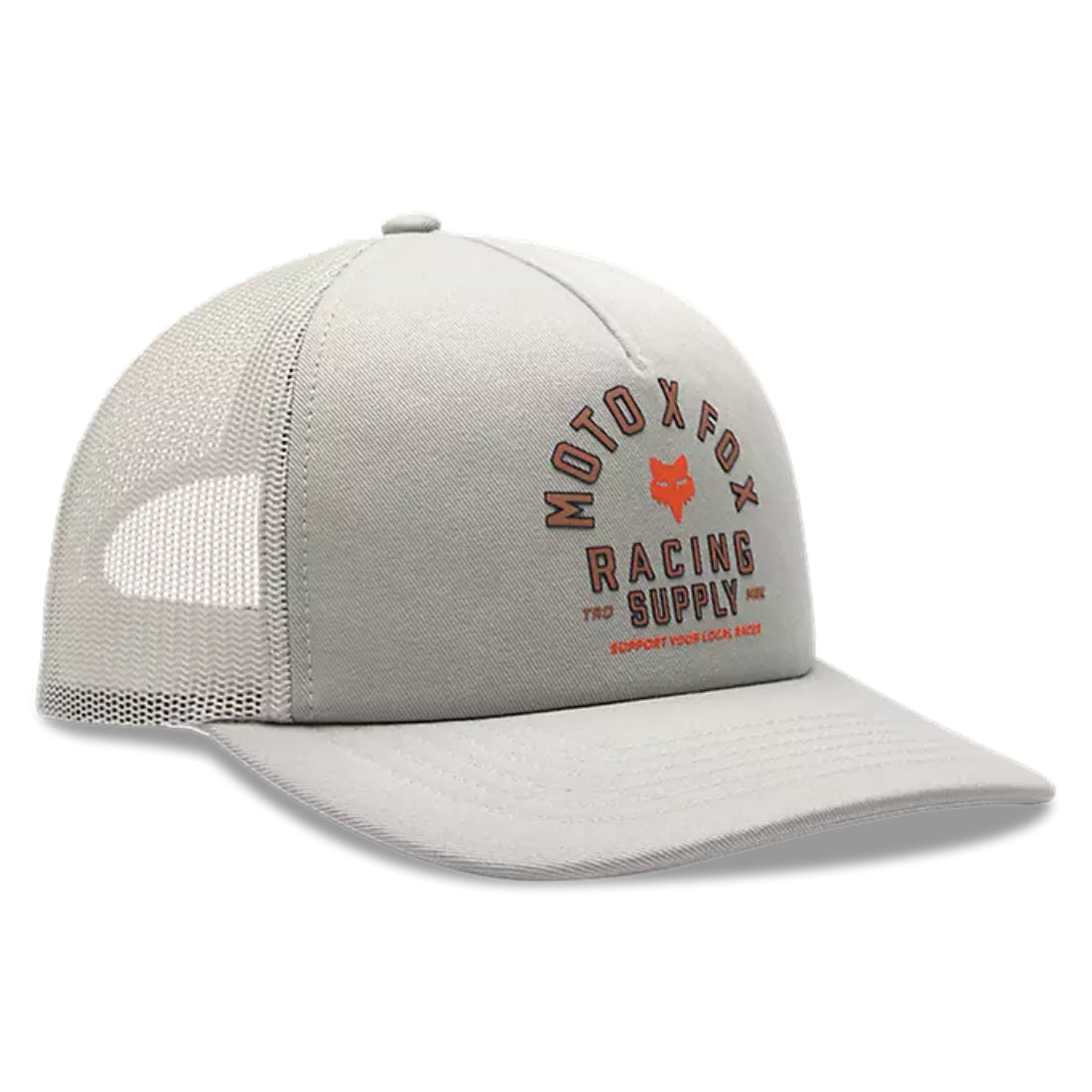 Fox Womens Local Racer Trucker Hat Light Grey