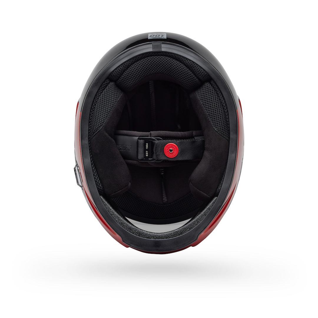 Bell Eliminator Menace Gloss ECE Helmet Red/Black