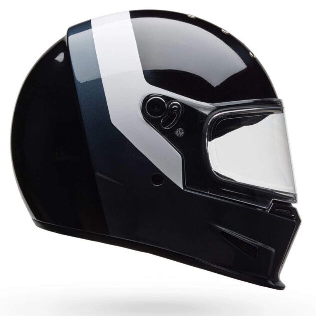 Bell Eliminator Menace Gloss ECE Helmet Black/White