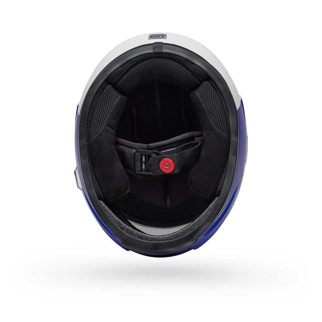 Bell Eliminator Menace Matte ECE Helmet Blue/White