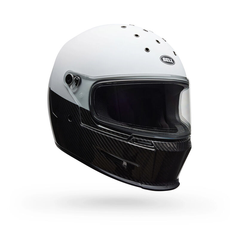 Bell Eliminator Carbon Diverge ECE Helmet Matte/Gloss White/Black