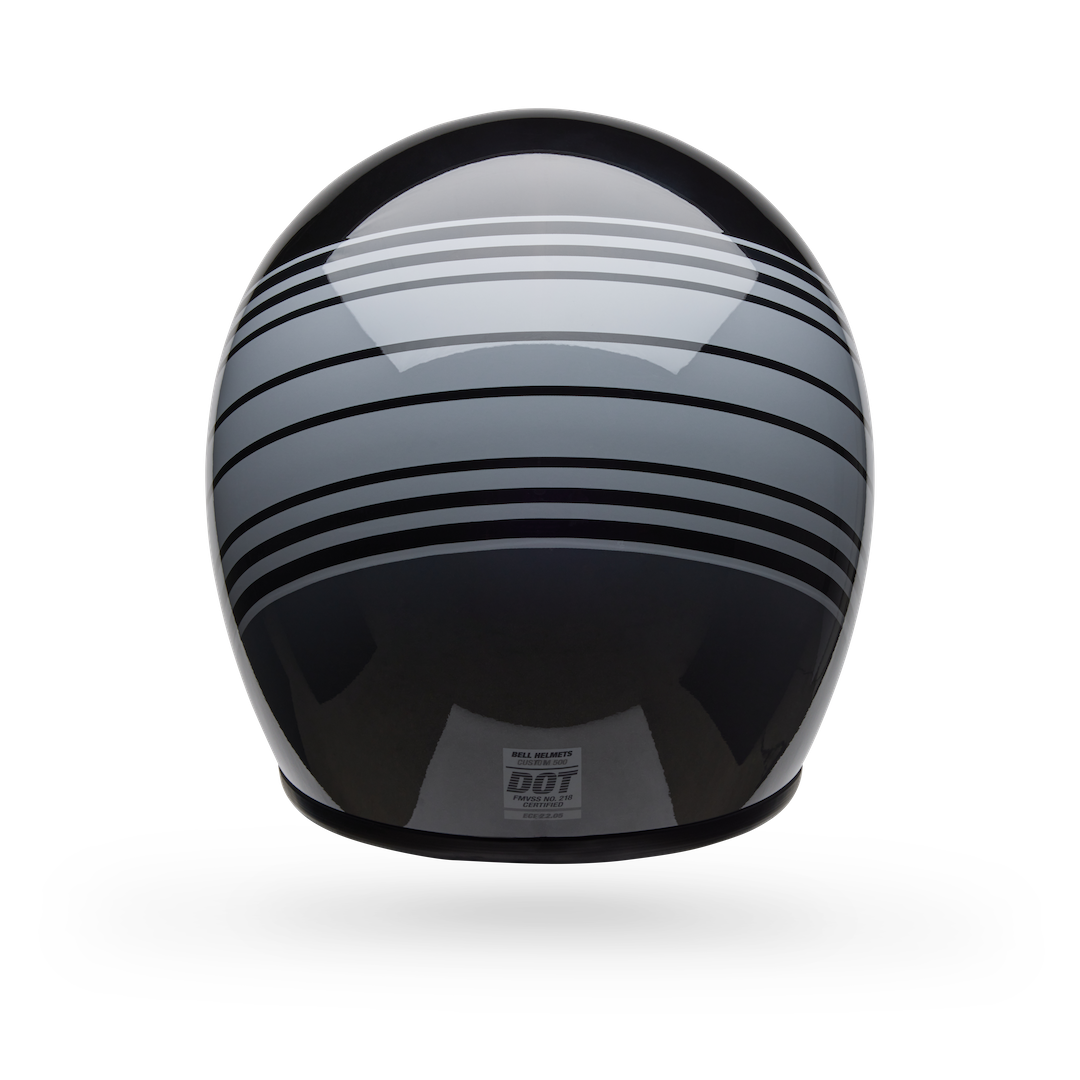Bell Custom 500 Edge Gloss ECE Helmet Metallic Black/Grey