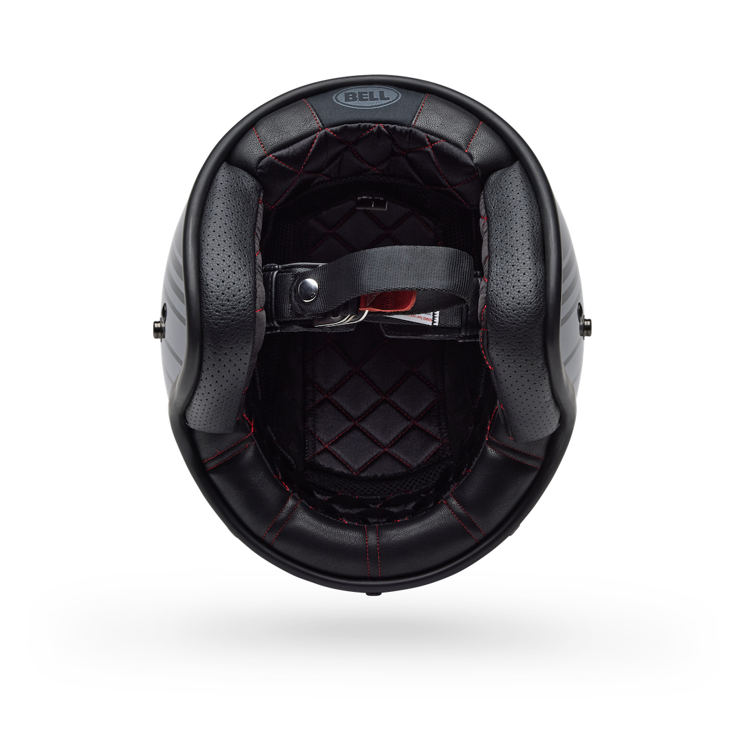Bell Custom 500 Edge Gloss ECE Helmet Metallic Black/Grey