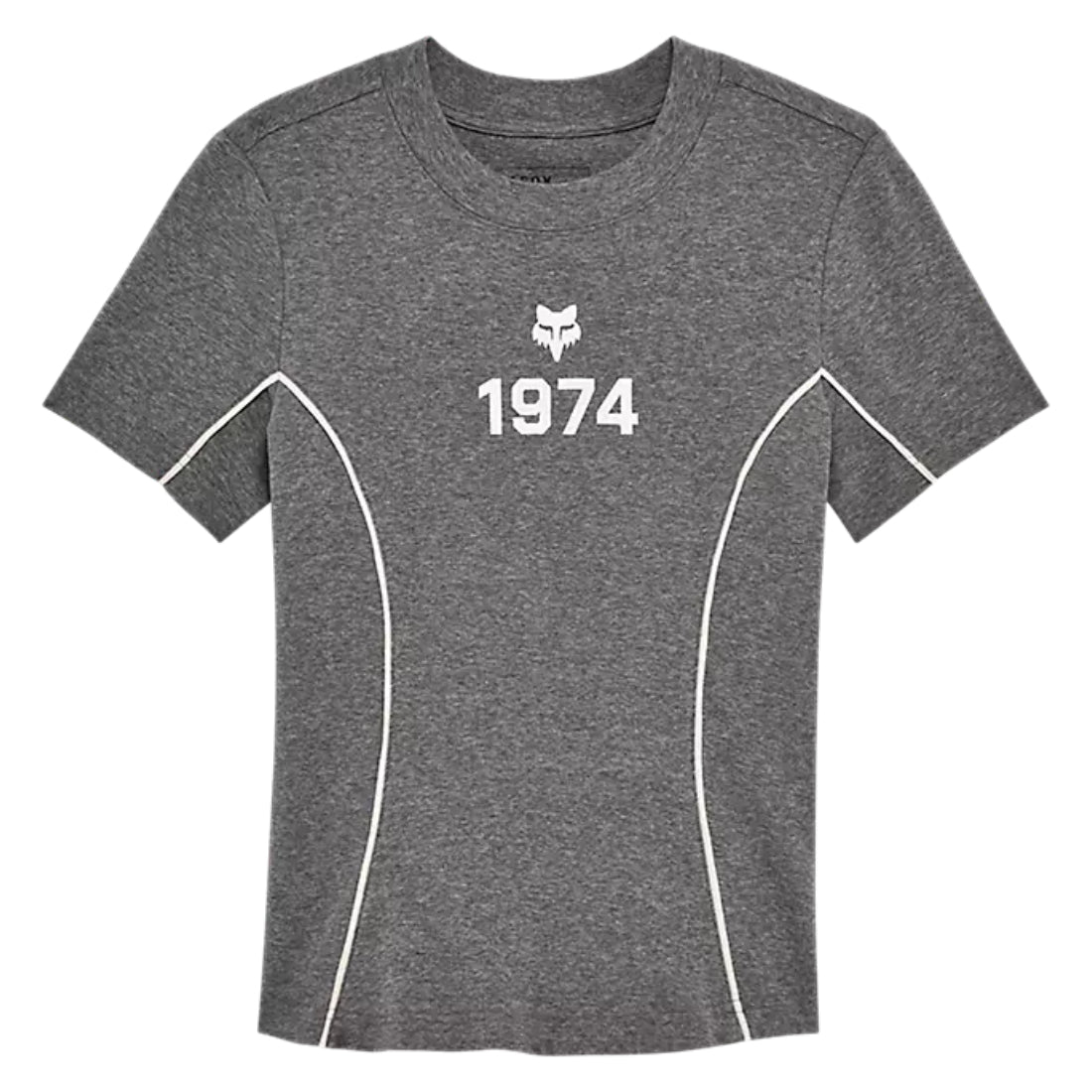 Fox Womens Moto-X Fitted Tee Heather Graphite