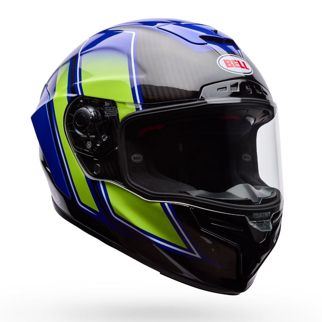 Bell Race Star DLX Flex Grid ECE 22.06 Helmet Blue/Yellow