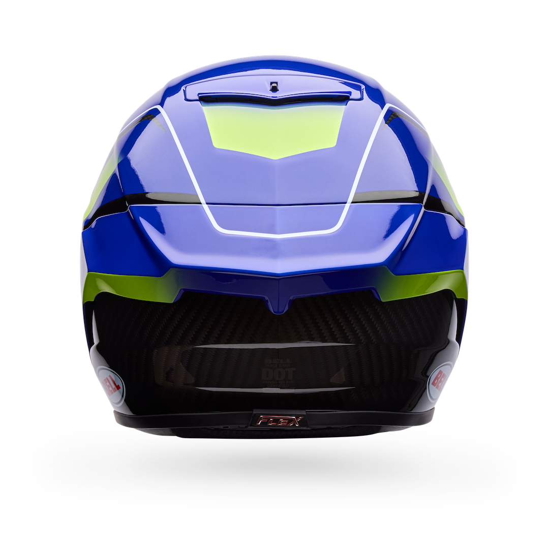 Bell Race Star DLX Flex Grid ECE 22.06 Helmet Blue/Yellow