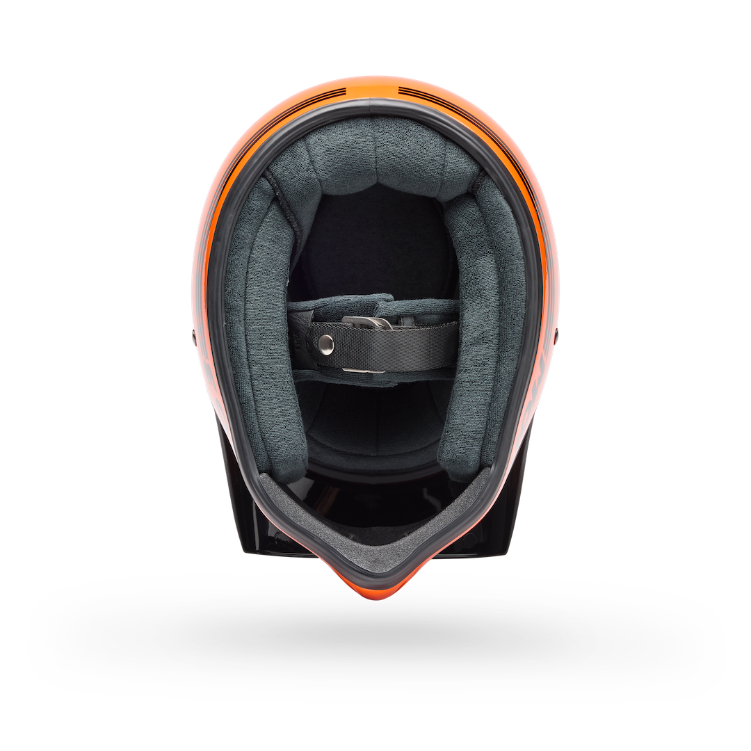 Bell Moto-3 Classic Gloss Orange ECE 22.06 Helmet Orange