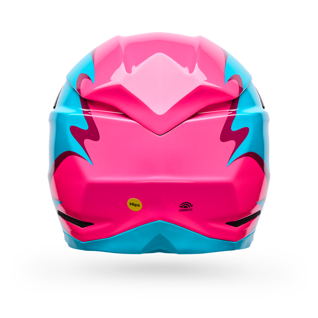 Bell Moto-10 Spherical Fluid ECE 22.06 MX Helmet Green/Pink