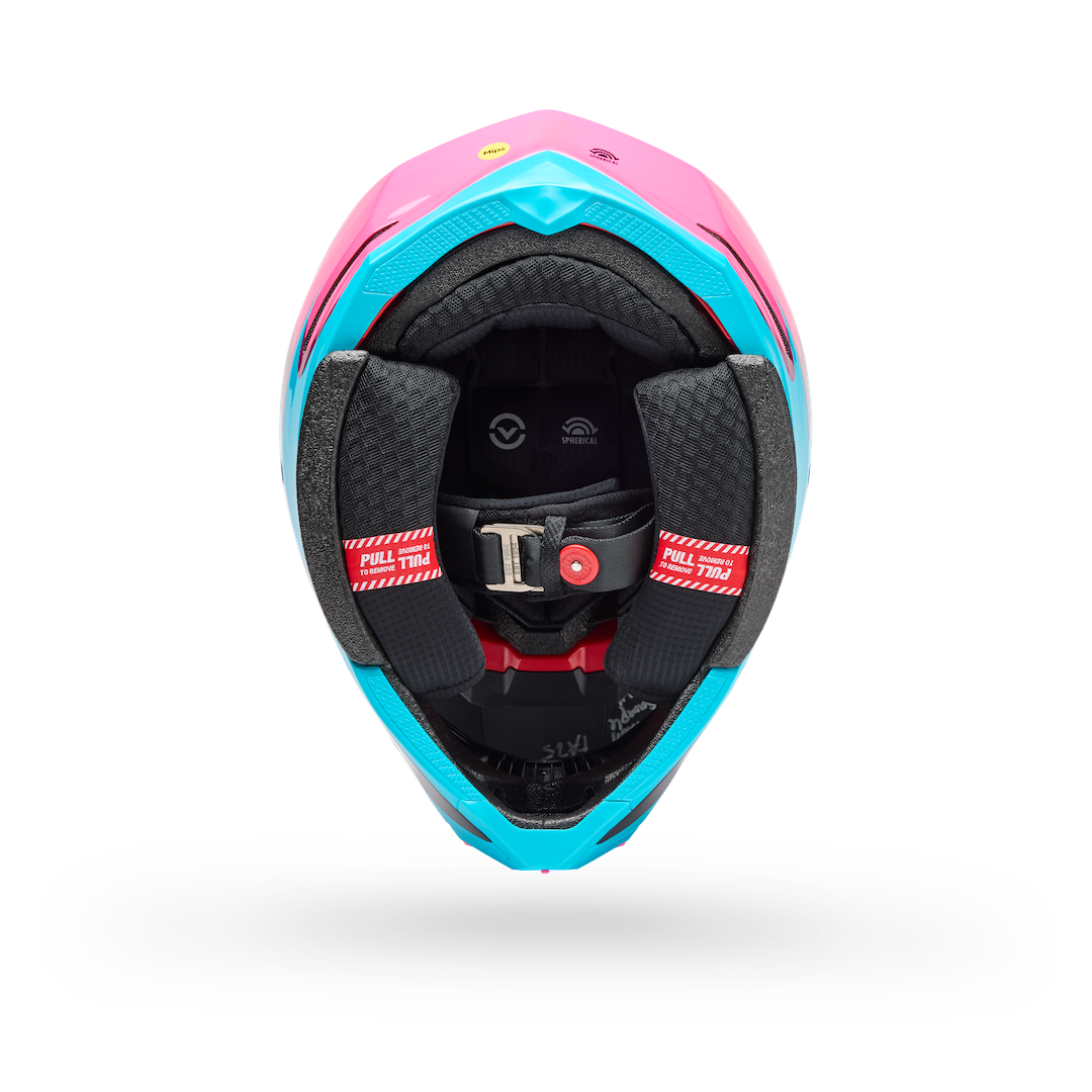 Bell Moto-10 Spherical Fluid ECE 22.06 MX Helmet Green/Pink