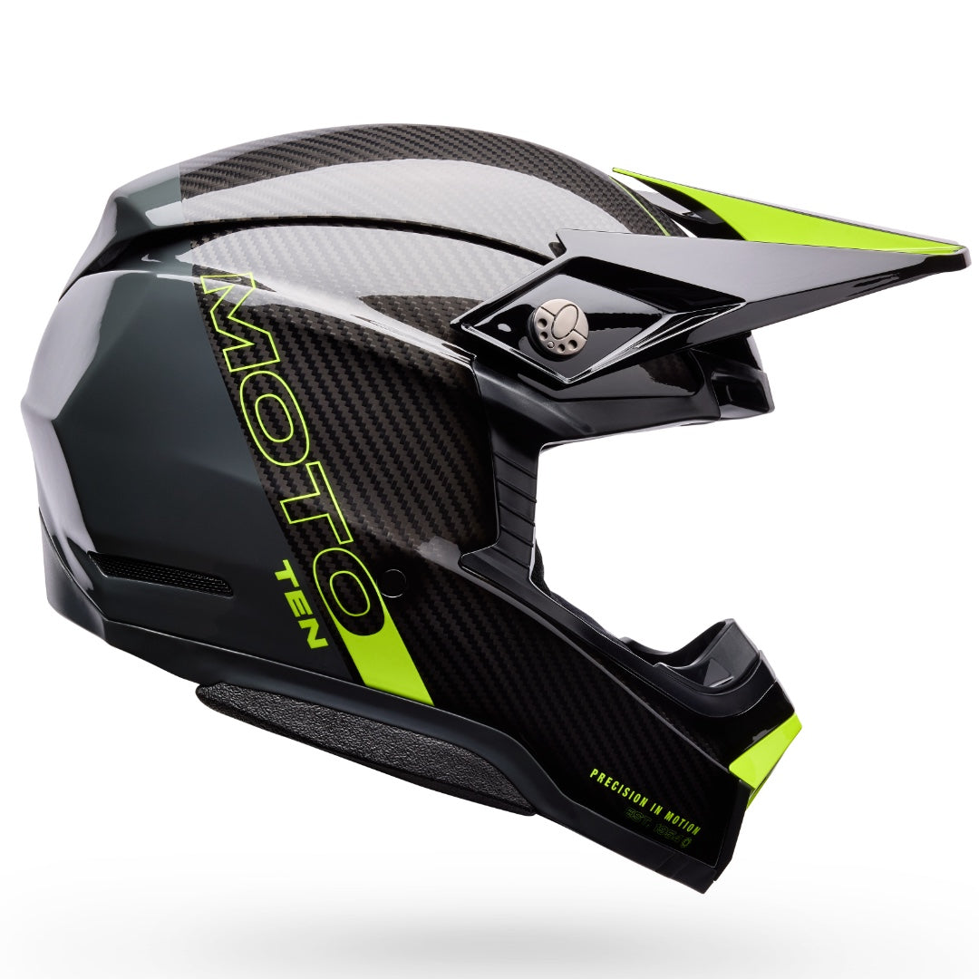 Bell Moto-10 Spherical Strike ECE 22.06 MX Helmet Yellow/Grey