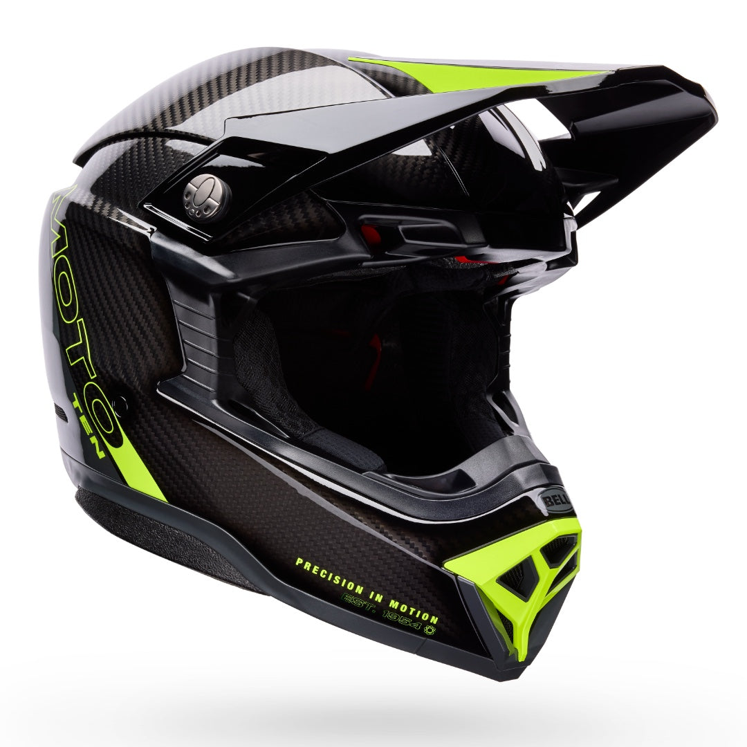 Bell Moto-10 Spherical Strike ECE 22.06 MX Helmet Yellow/Grey