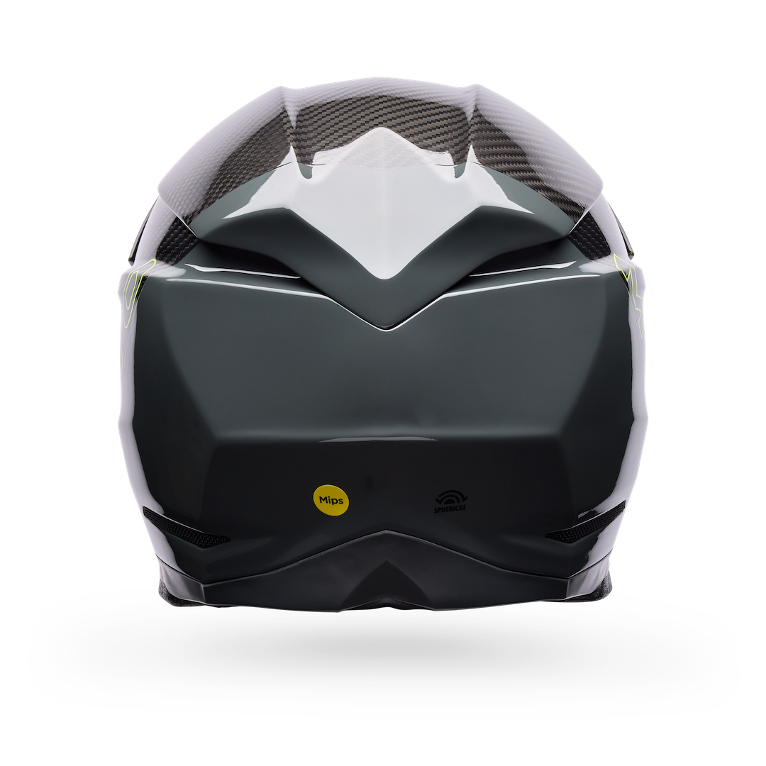 Bell Moto-10 Spherical Strike ECE 22.06 MX Helmet Yellow/Grey