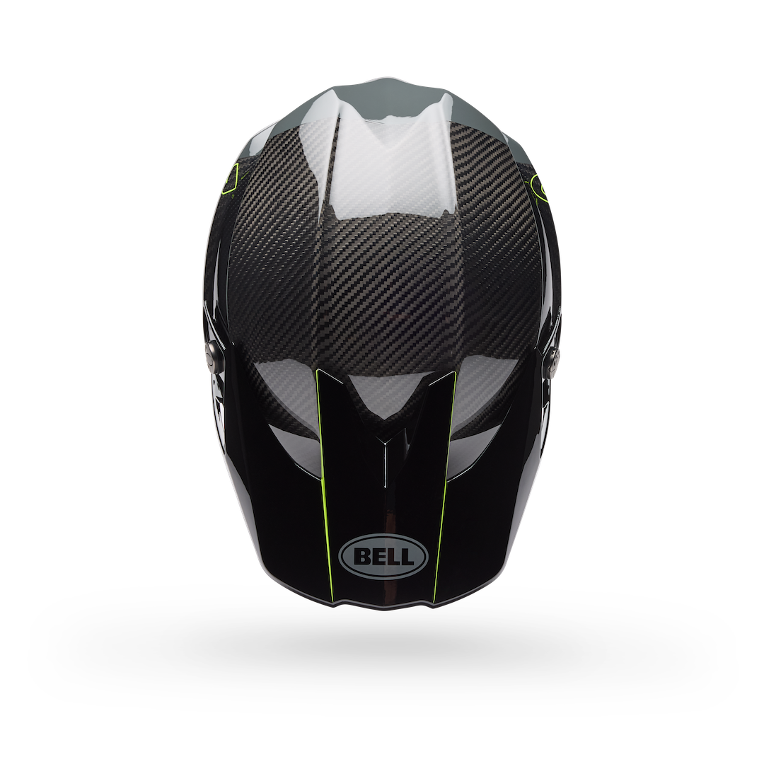 Bell Moto-10 Spherical Strike ECE 22.06 MX Helmet Yellow/Grey
