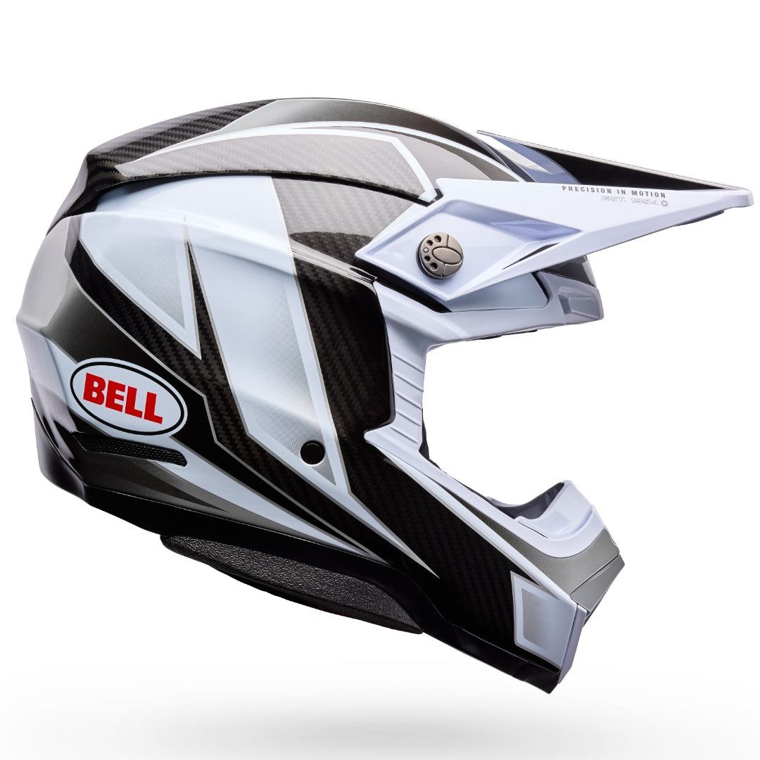 Bell Moto-10 Spherical Grid ECE 22.06 MX Helmet White/Black/Grey