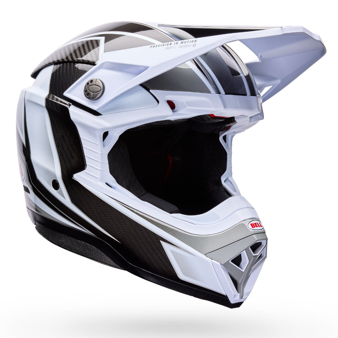 Bell Moto-10 Spherical Grid ECE 22.06 MX Helmet White/Black/Grey