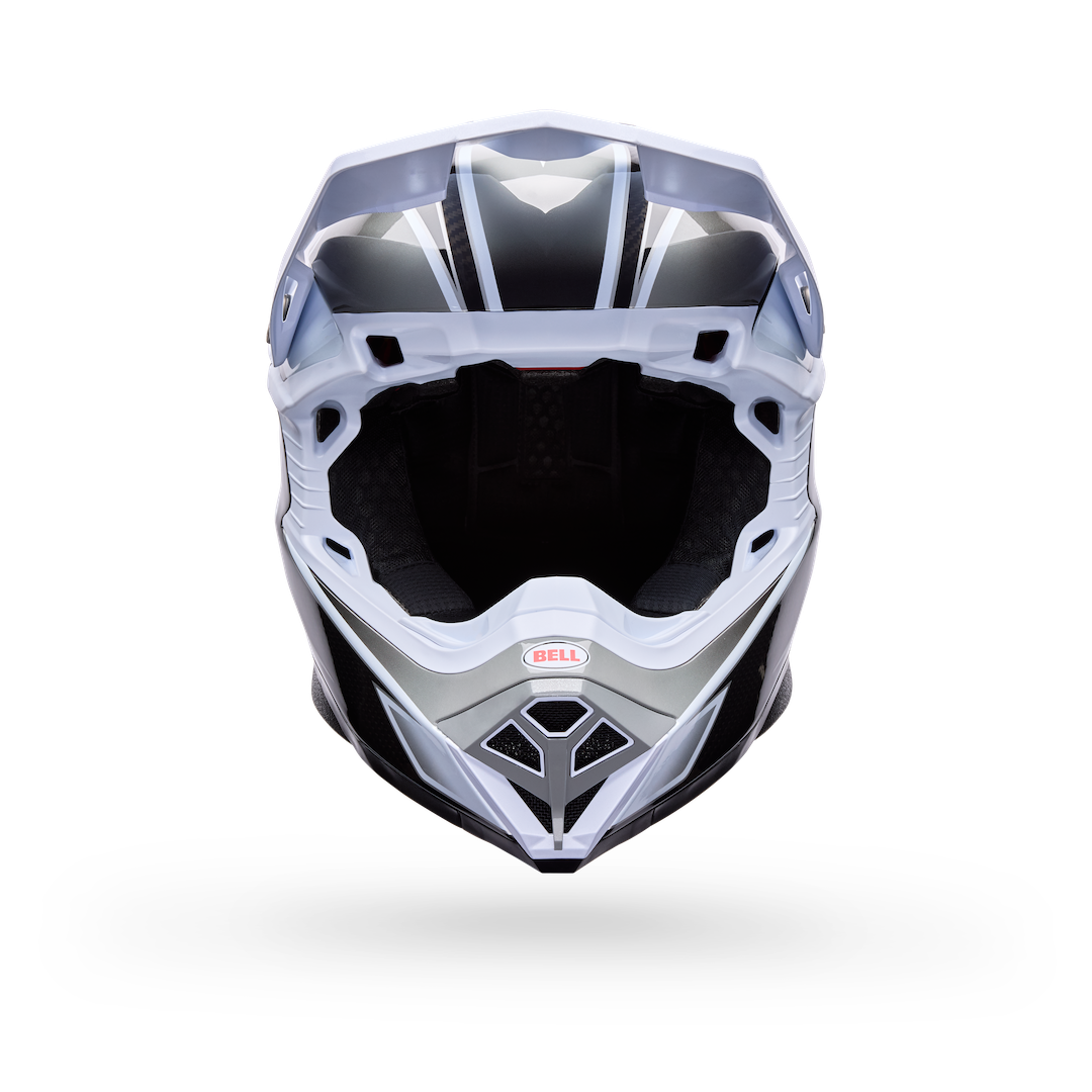 Bell Moto-10 Spherical Grid ECE 22.06 MX Helmet White/Black/Grey
