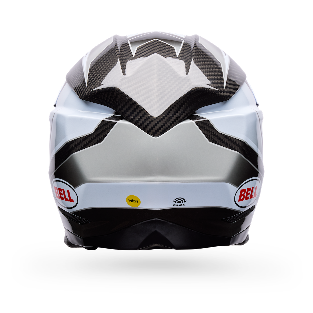 Bell Moto-10 Spherical Grid ECE 22.06 MX Helmet White/Black/Grey
