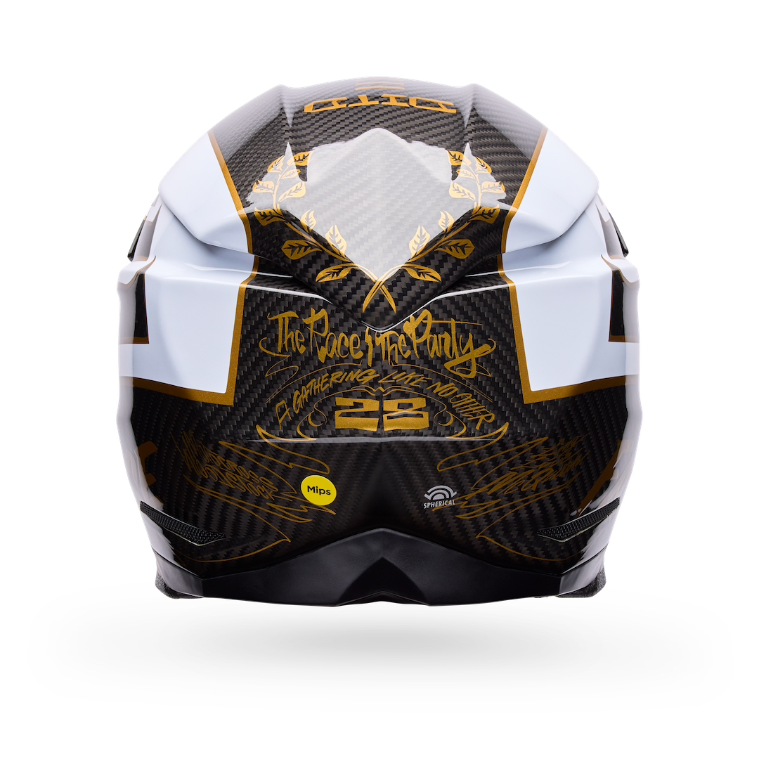 Bell Moto-10 Spherical FH DITD 25 LE ECE 22.06 MX Helmet Black/Gold