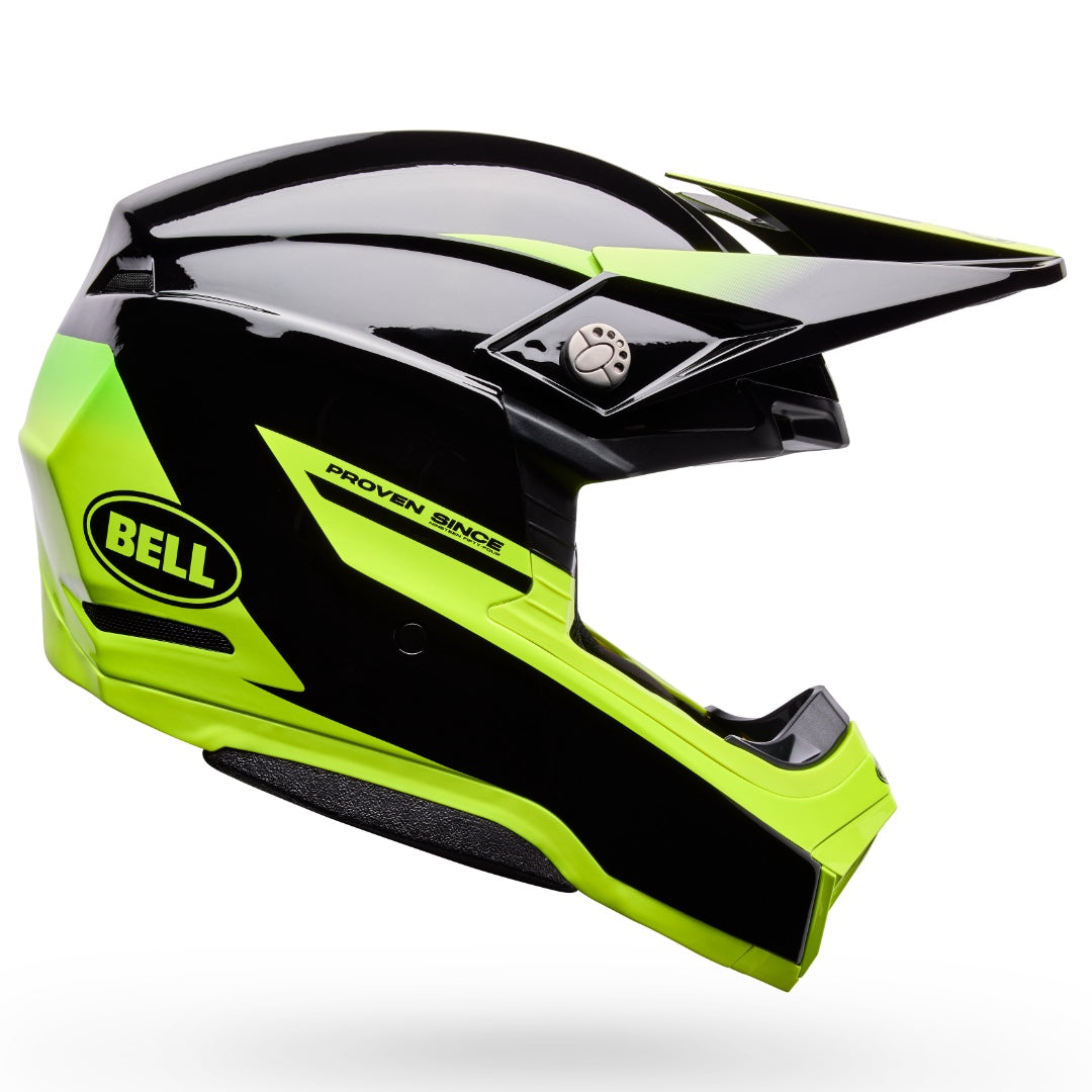 Bell Moto-10 MIPS Fade ECE 22.06 MX Helmet Black/Yellow