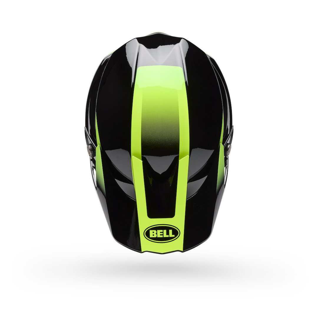 Bell Moto-10 MIPS Fade ECE 22.06 MX Helmet Black/Yellow