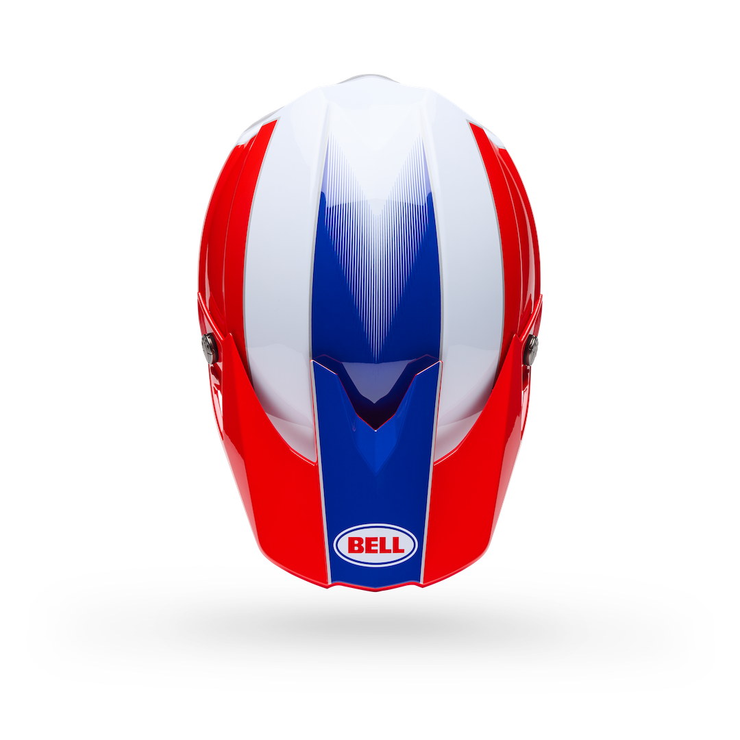 Bell Moto-10 MIPS Falcon ECE 22.06 MX Helmet Red/White