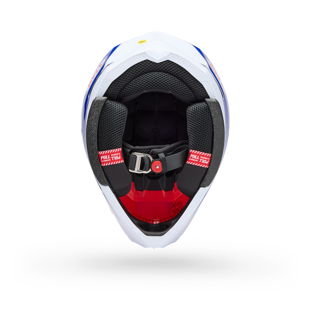 Bell Moto-10 MIPS Falcon ECE 22.06 MX Helmet Red/White