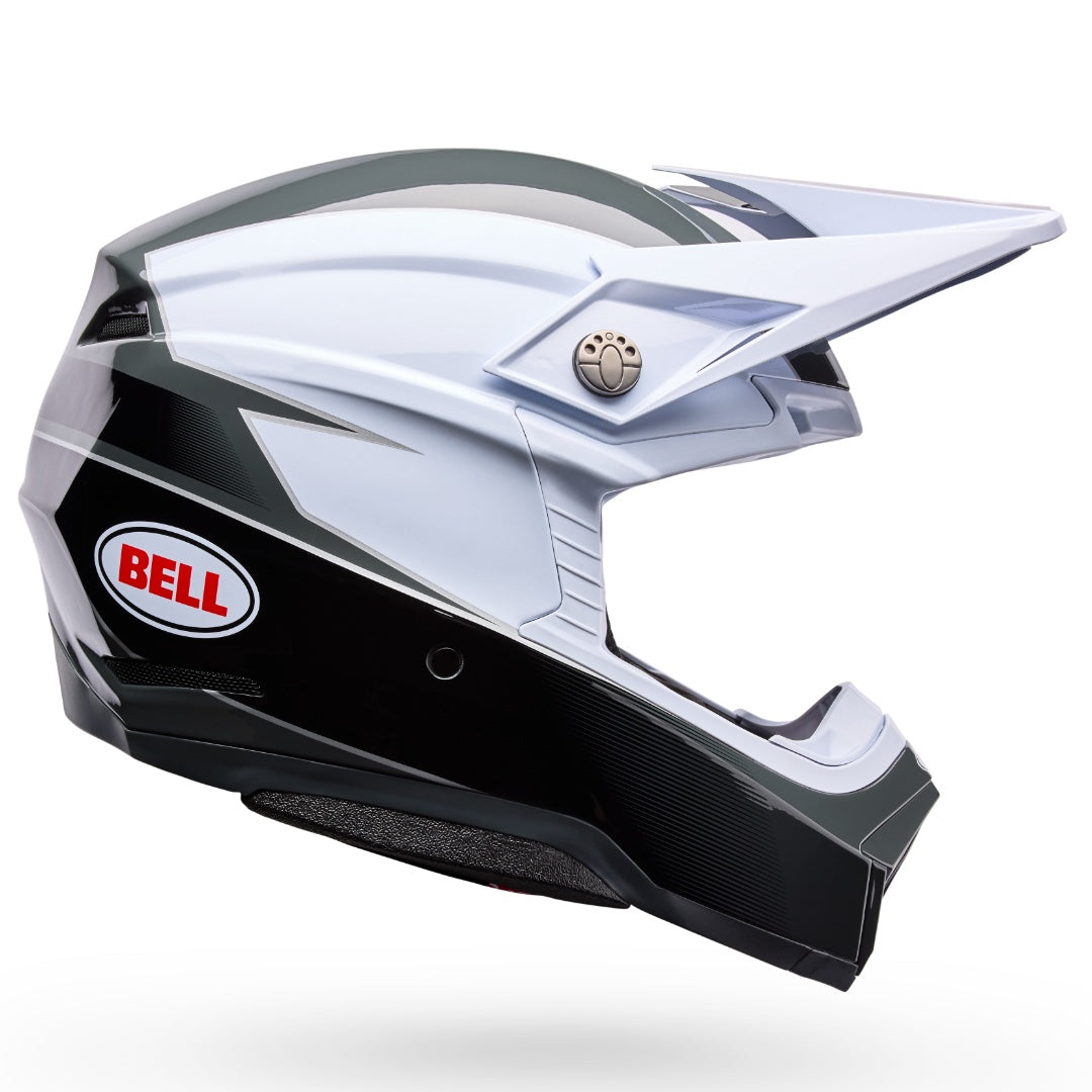 Bell Moto-10 MIPS Falcon ECE 22.06 MX Helmet White/Black