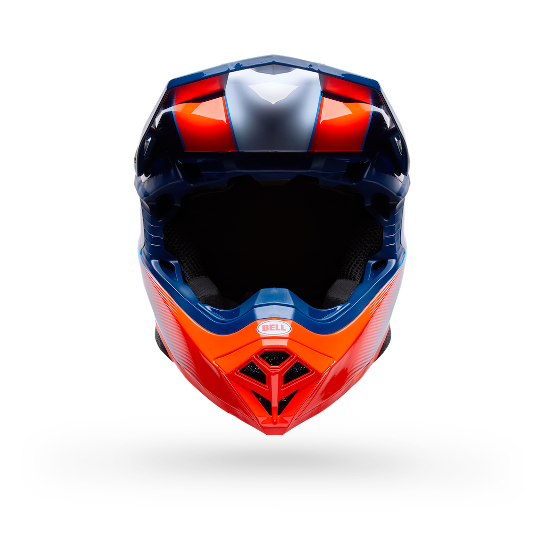 Bell Moto-10 MIPS Falcon ECE 22.06 MX Helmet Orange/Blue