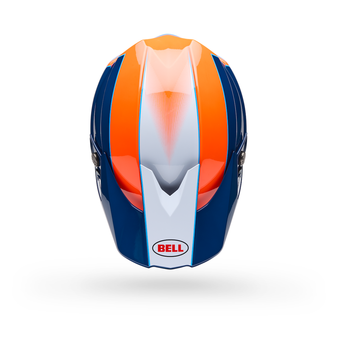 Bell Moto-10 MIPS Falcon ECE 22.06 MX Helmet Orange/Blue