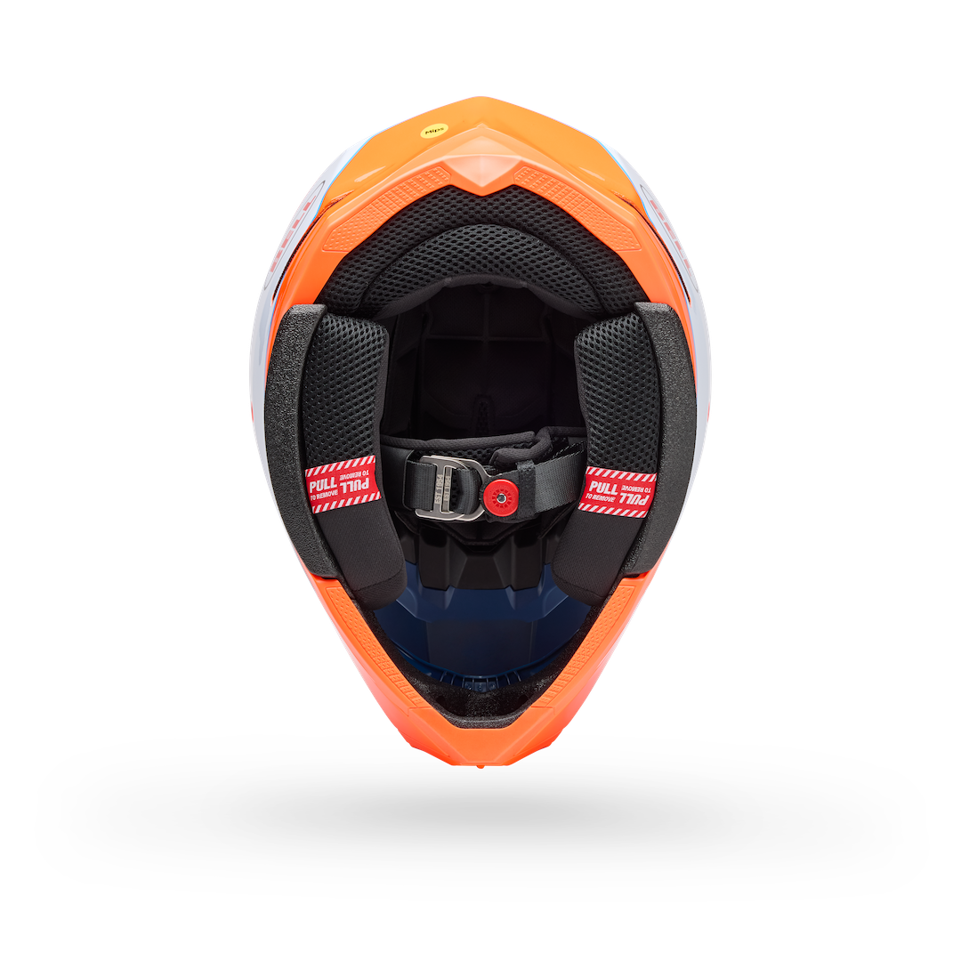 Bell Moto-10 MIPS Falcon ECE 22.06 MX Helmet Orange/Blue