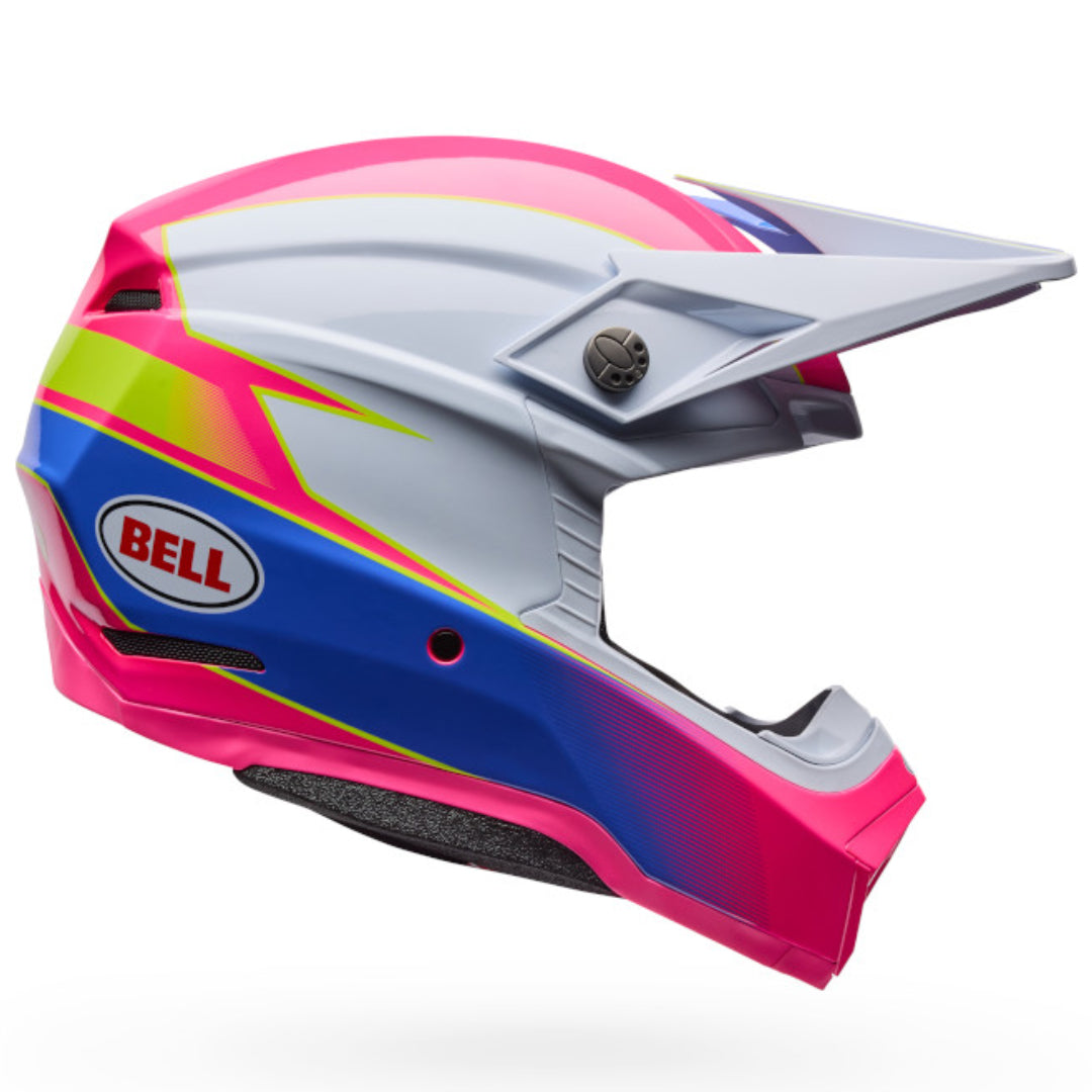 Bell Moto-10 MIPS Falcon ECE 22.06 MX Helmet White/Pink