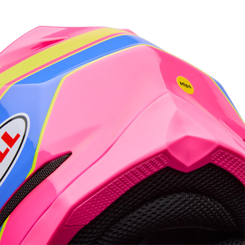 Bell Moto-10 MIPS Falcon ECE 22.06 MX Helmet White/Pink