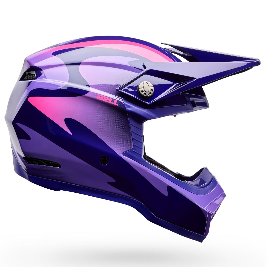 Bell Moto-10 MIPS Fluid ECE 22.06 MX Helmet Purple
