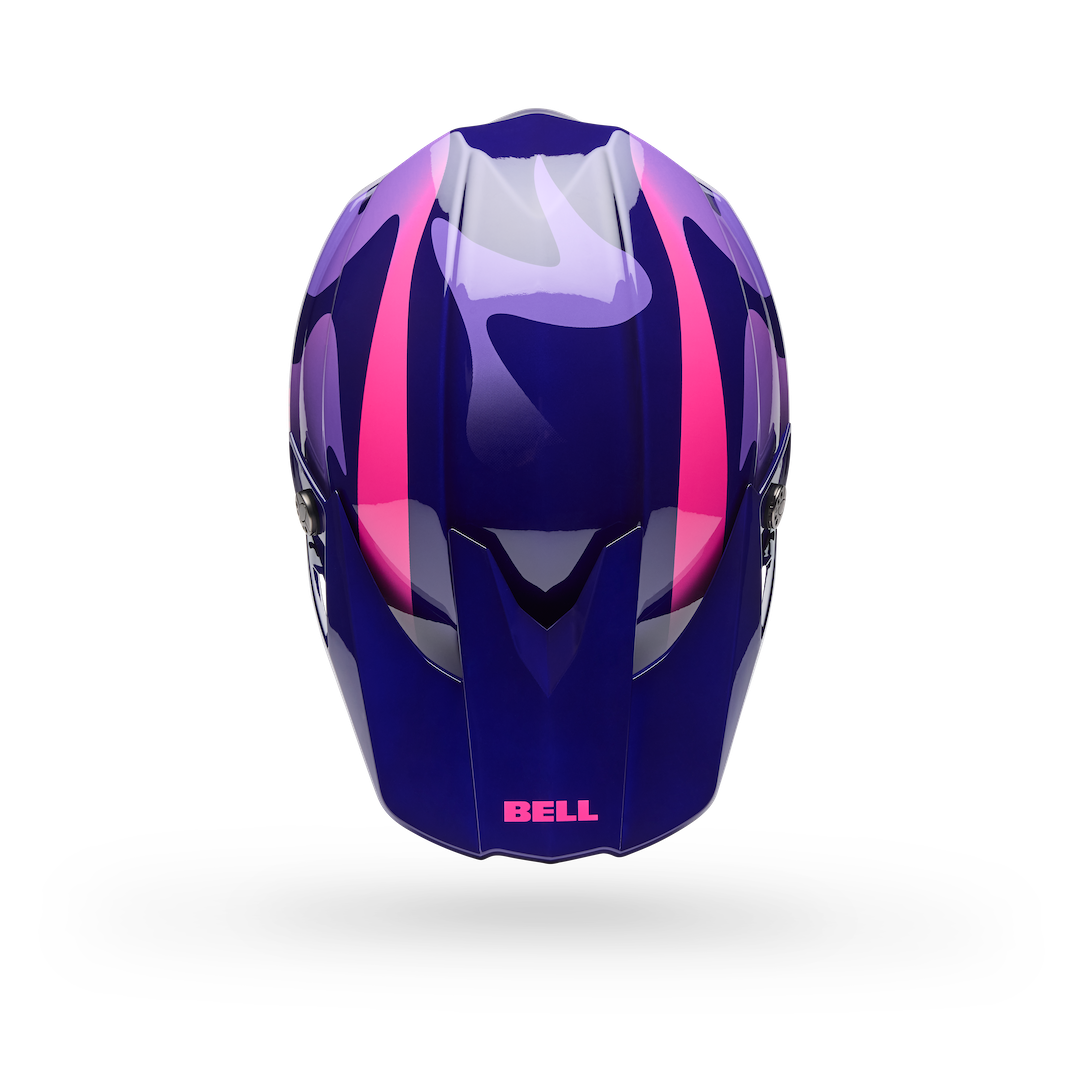 Bell Moto-10 MIPS Fluid ECE 22.06 MX Helmet Purple