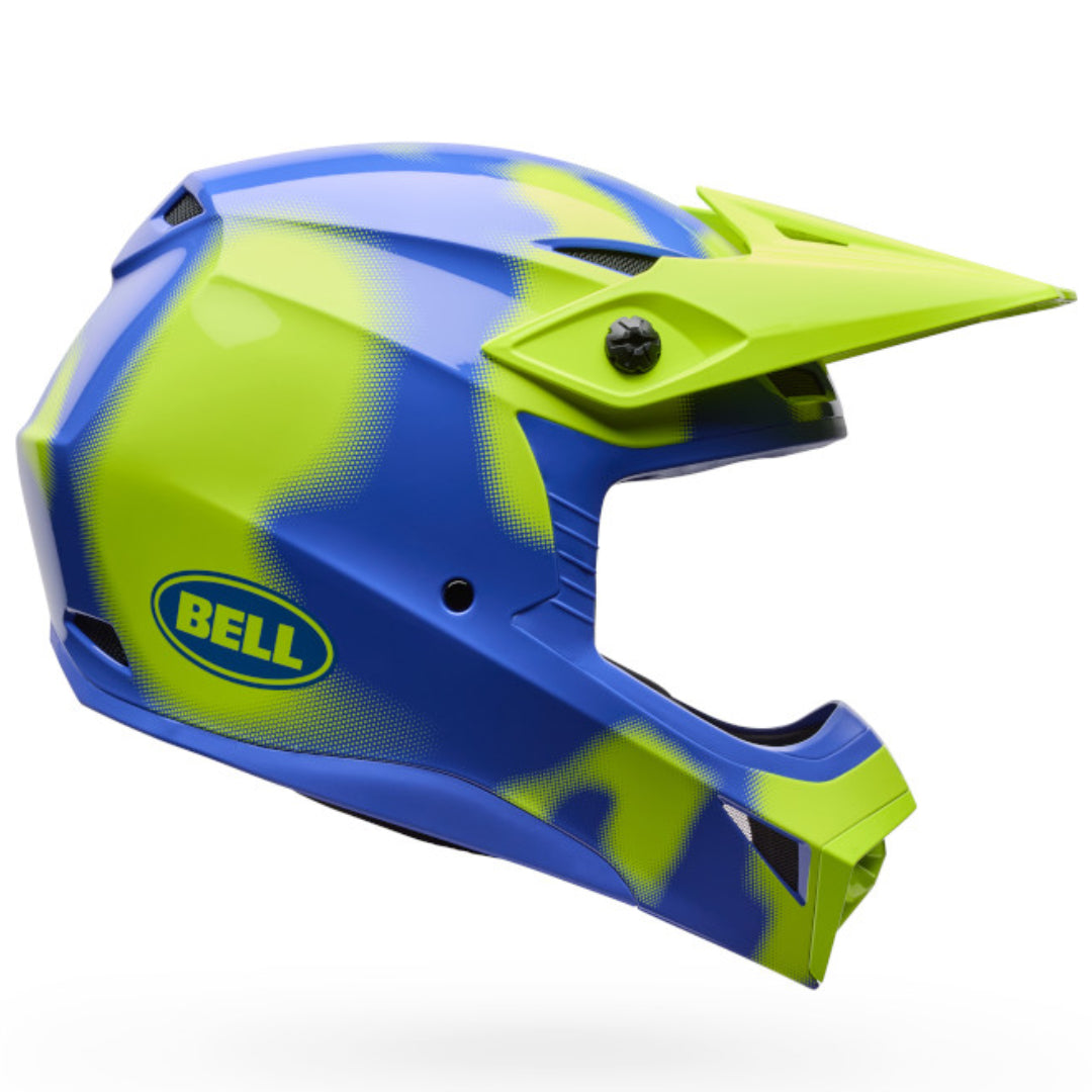 Bell MX-10 MIPS Camo ECE 22.06 MX Helmet Fluorescent Yellow