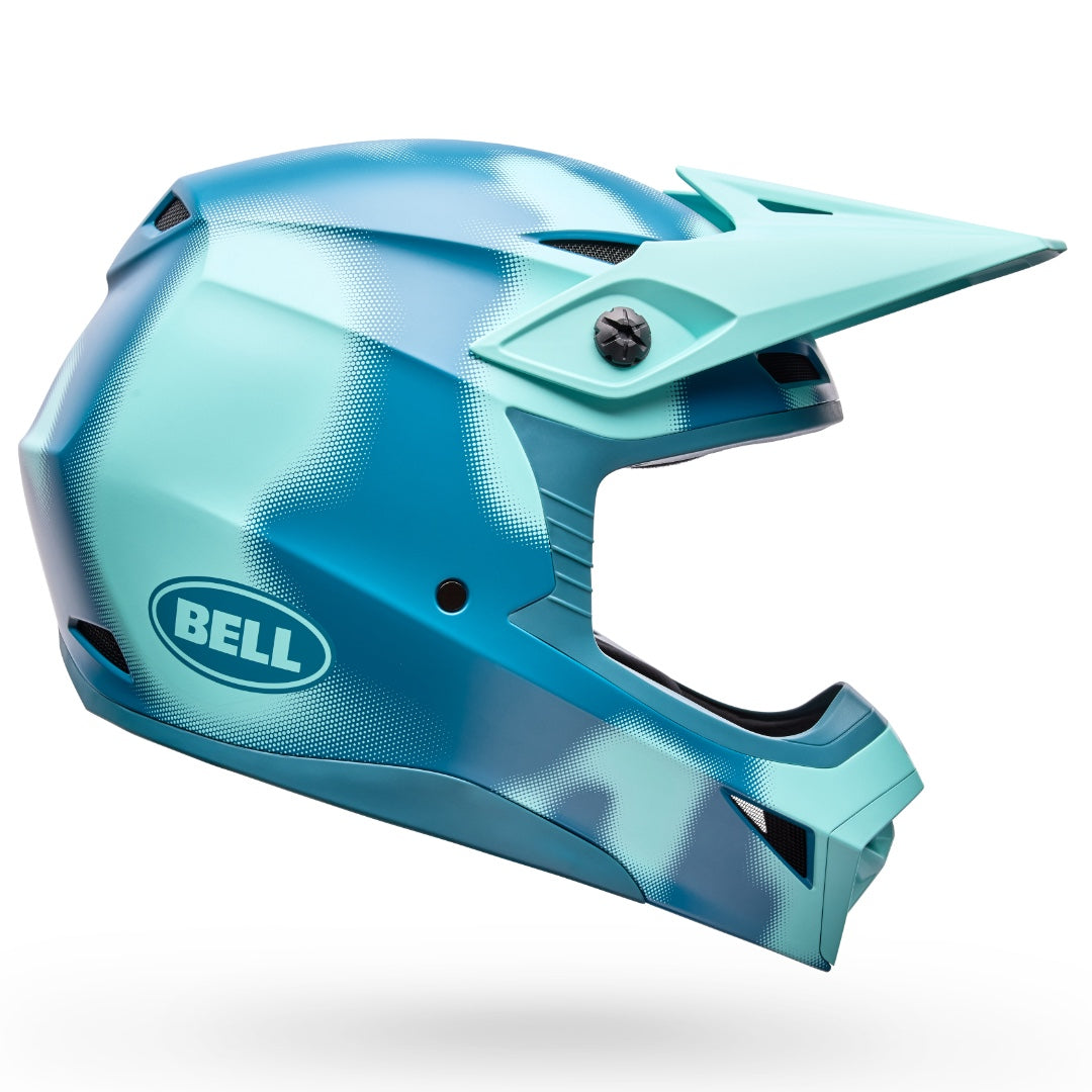 Bell Youth MX-10 MIPS Camo ECE 22.06 MX Helmet Blue Camo
