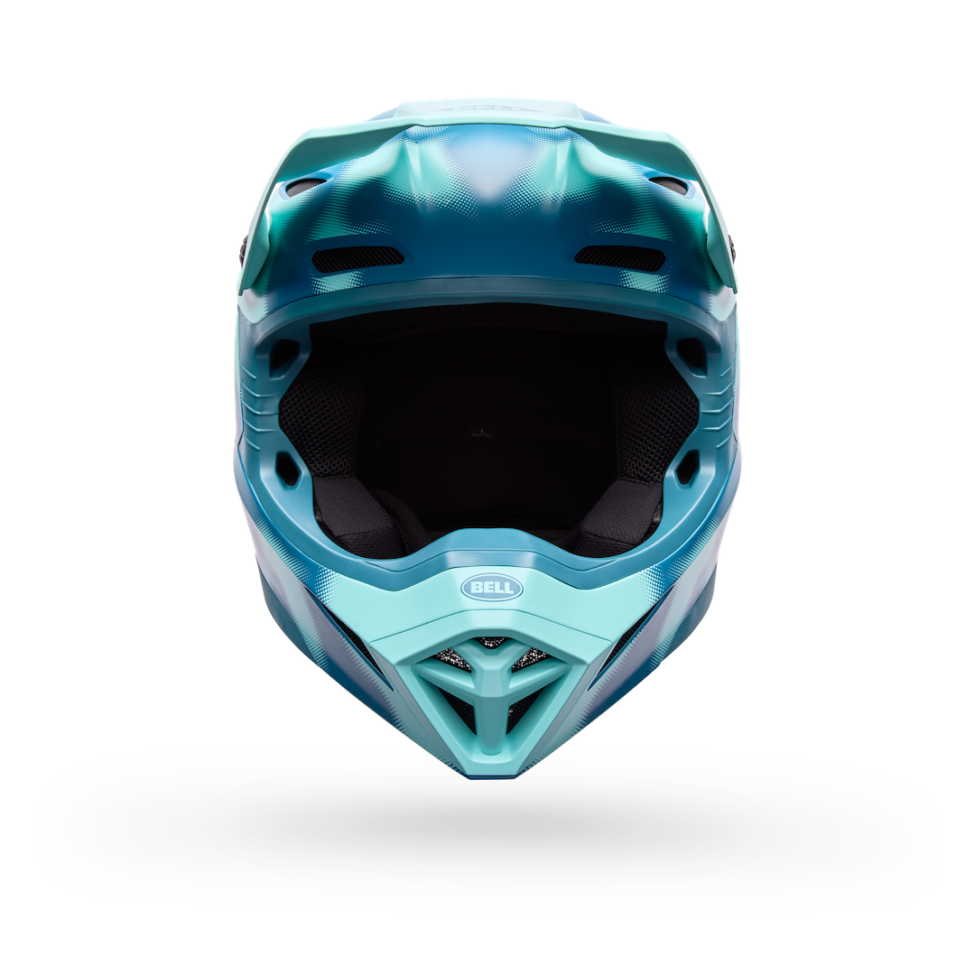 blue camo motorcycle helmet Bell MX-10 MIPS Camo ECE 22.06 MX Helmet Blue Camo