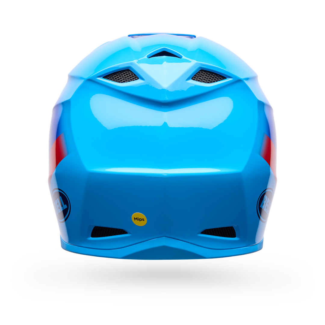 Bell MX-10 MIPS Aviator ECE 22.06 MX Helmet Blue/Red