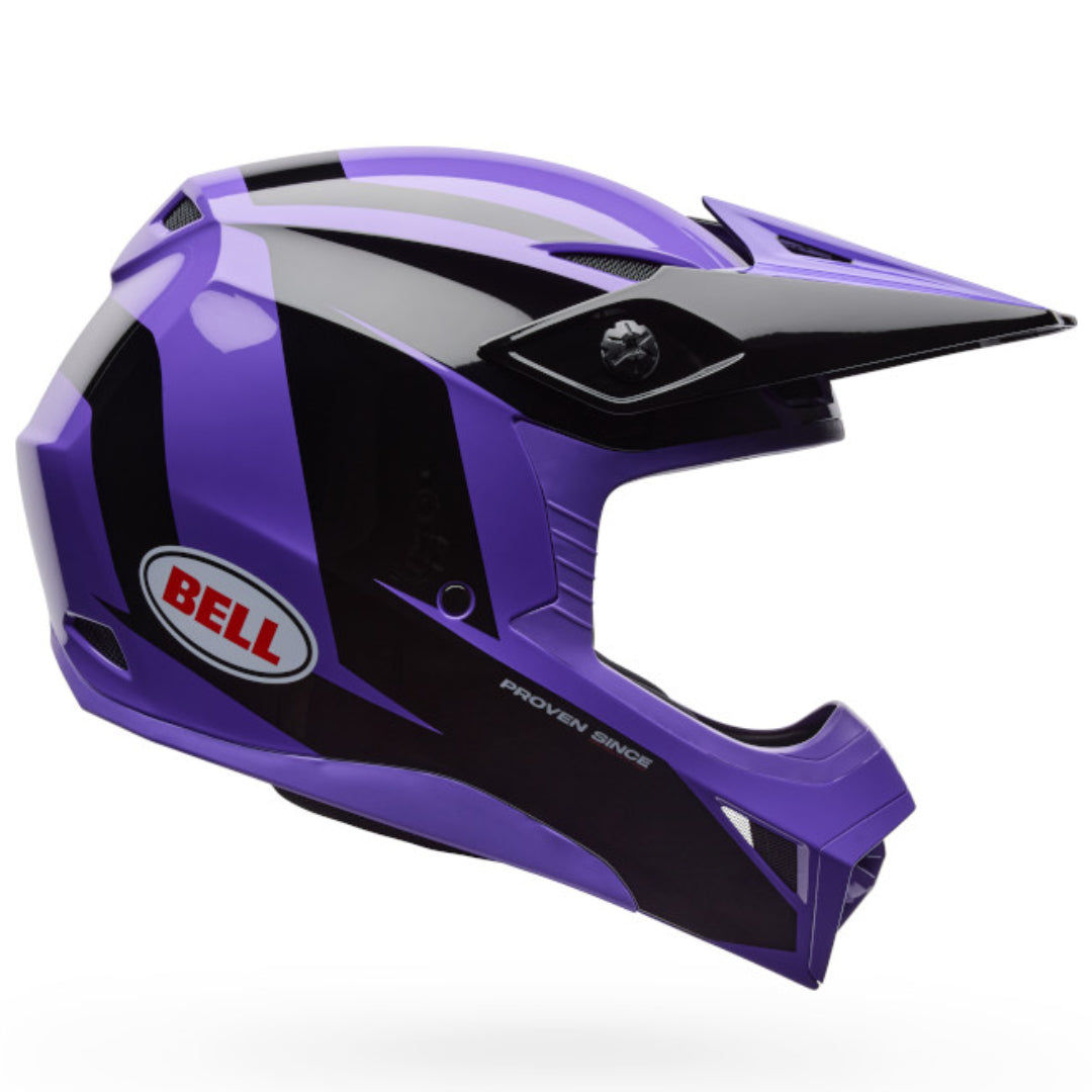 Bell MX-10 MIPS Talon ECE 22.06 MX Helmet Purple